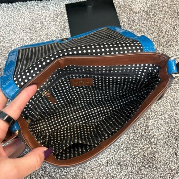 Kate Spade Kingsbury Park Randi -Aqua Blue EUC Includes Generic Dust Bag - Picture 3 of 14